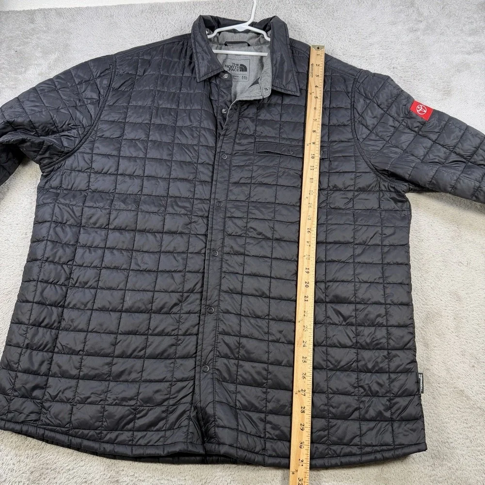 The North Face Jacket  Mens 2XL Black Thermoball Eco Snap Quilted Lined Toyota